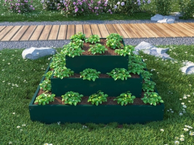 Грядки из оцинкованной стали